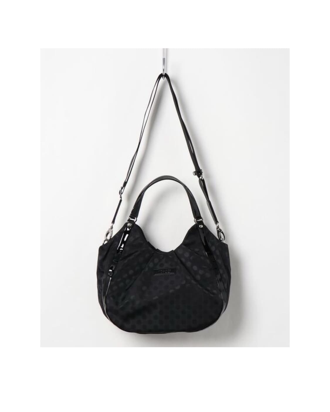 Y’SACCS 요지야마모토 도트 토트백 숄더백 블랙 상품이미지1