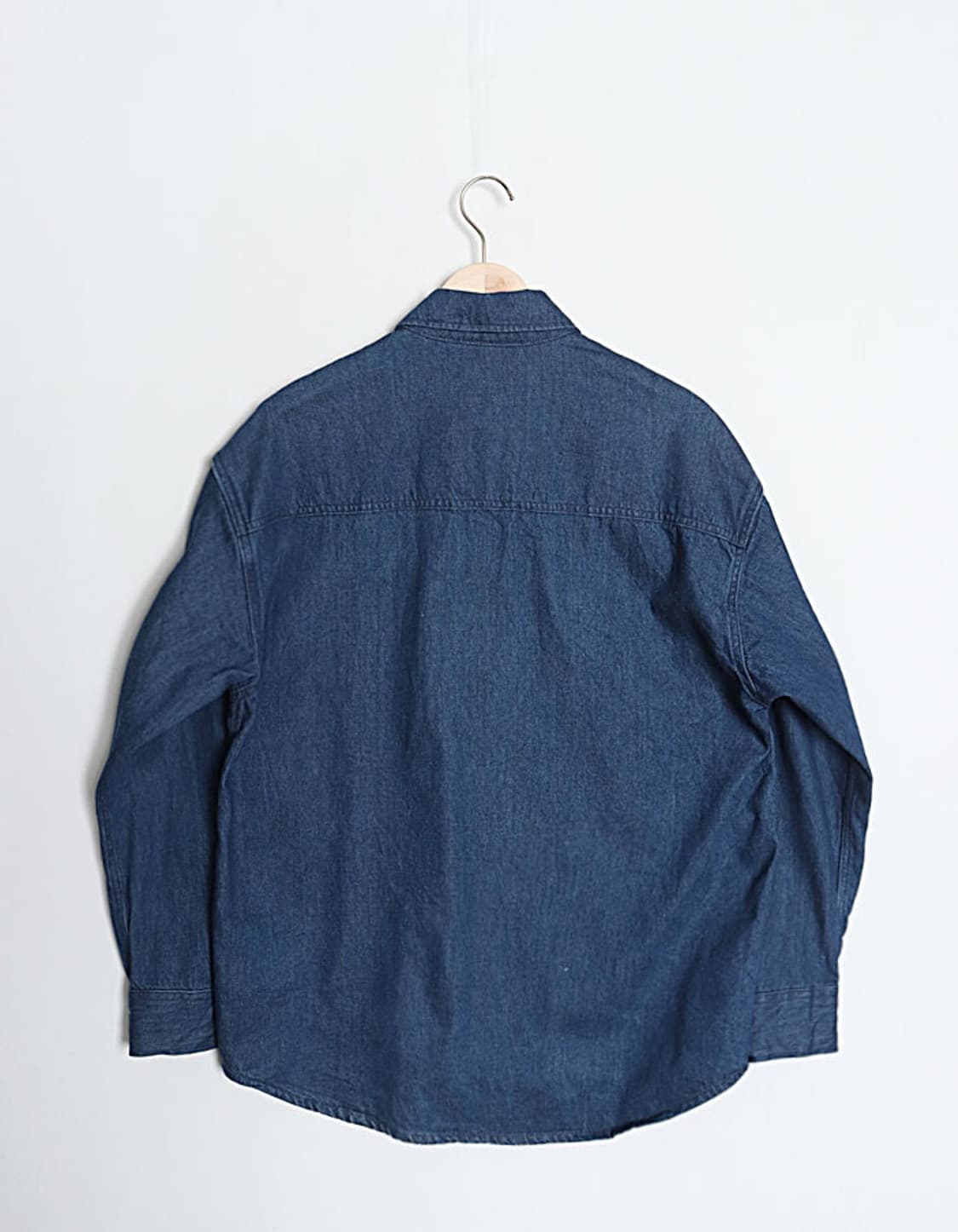 G U Oversized Denim Shirts 상품이미지4