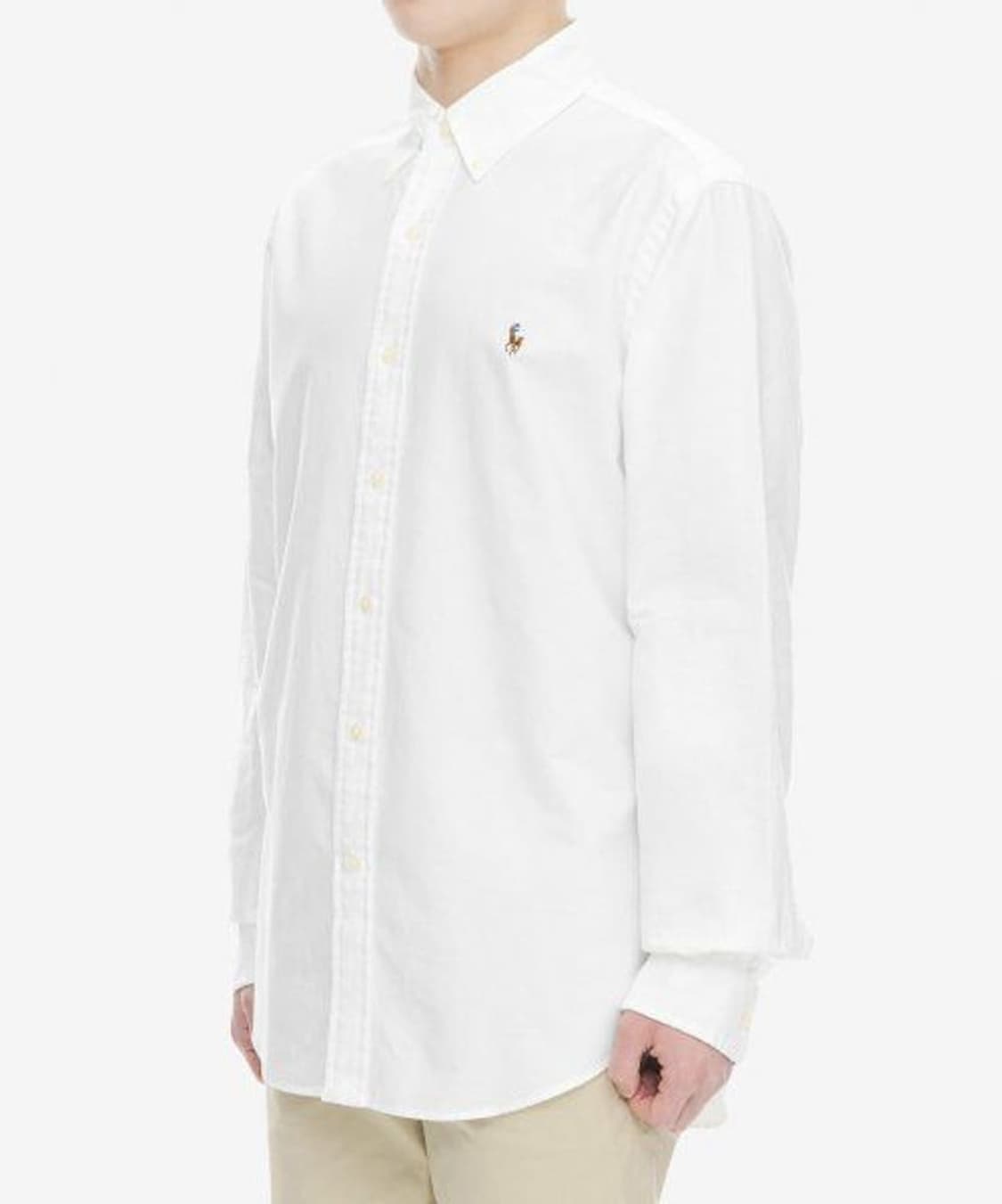 새제품m 폴로랄프로렌 커스텀핏 옥스포드 셔츠 남방 화이트 상품이미지9