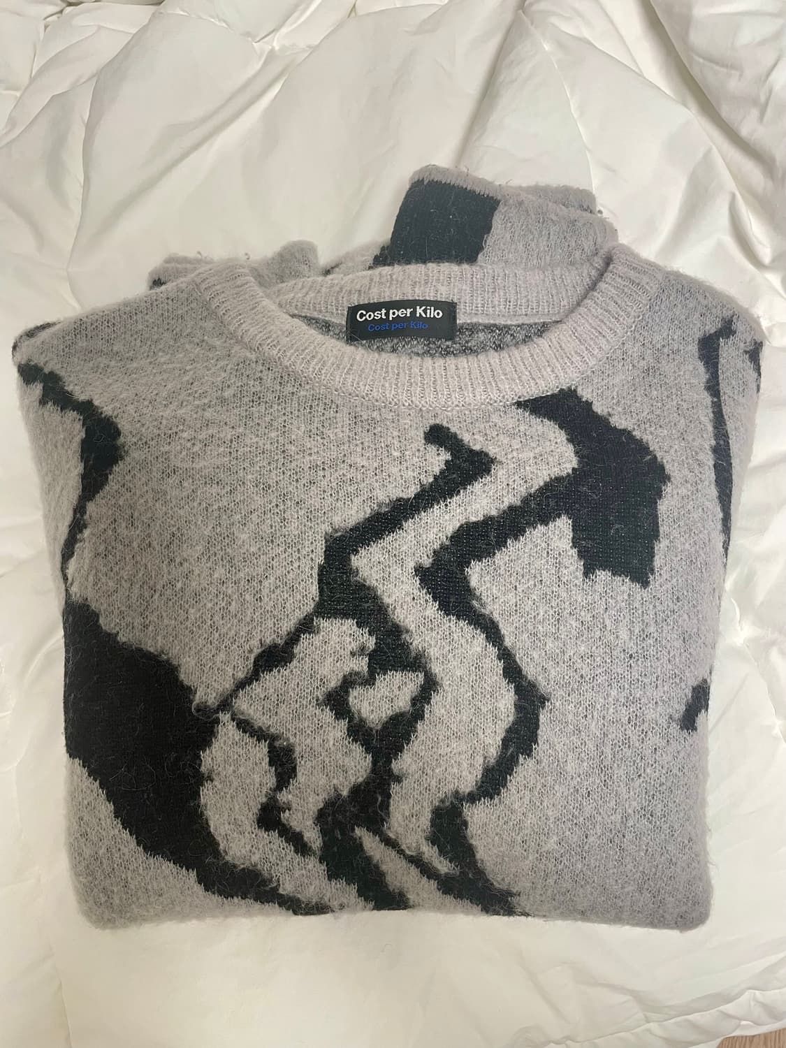 코스트퍼킬로 그래픽 니트 상품이미지2