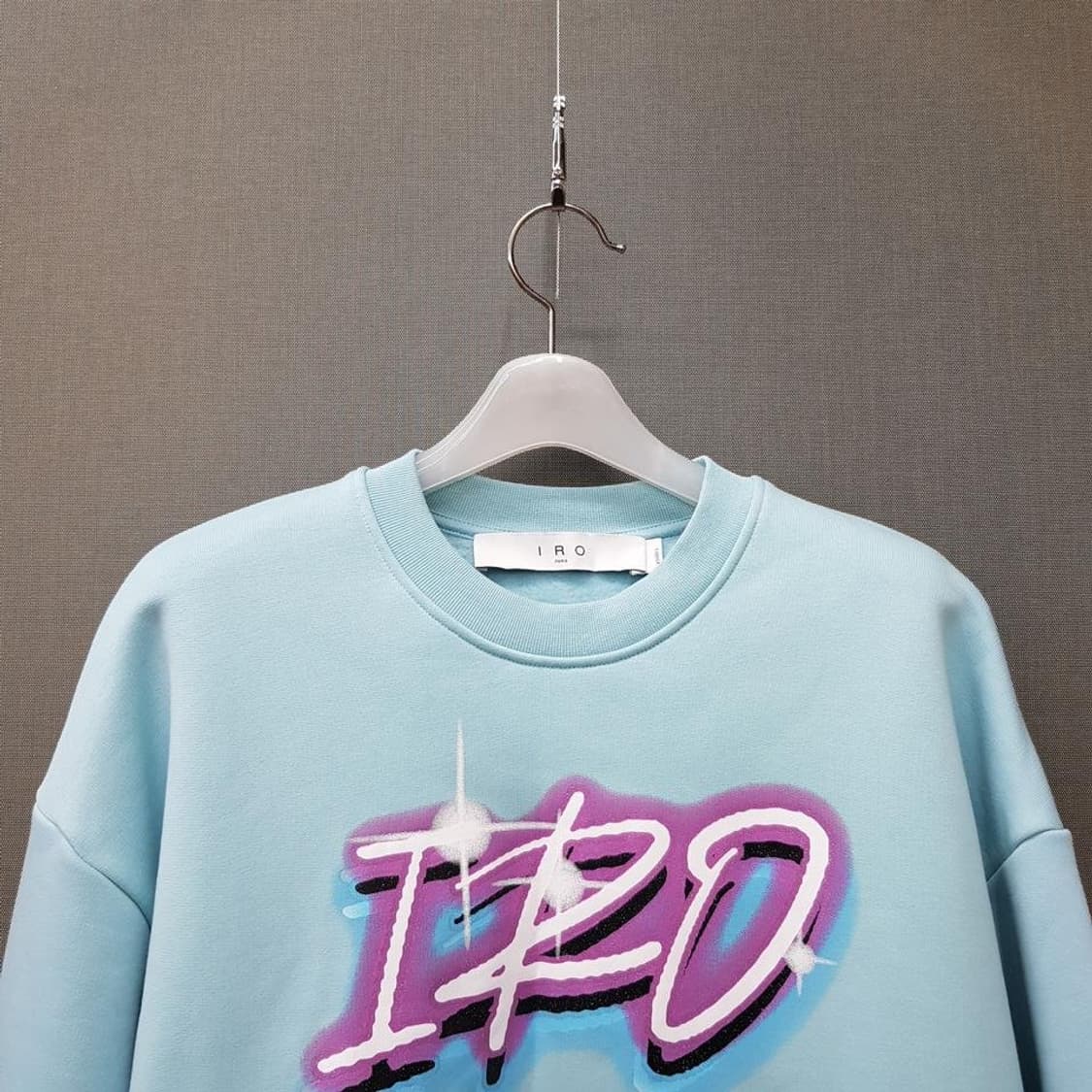 IRO 이로 2021 네온 그래픽 오버핏 맨투맨 XS사이즈 상품이미지2
