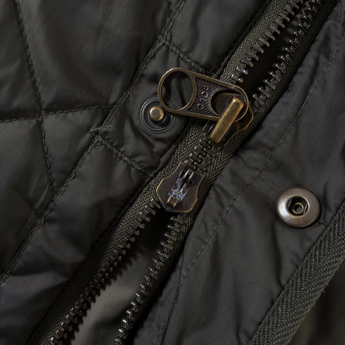 Polo  폴로 랄프로렌 투웨이 비튼 카키 퀼팅 자켓 상품이미지5