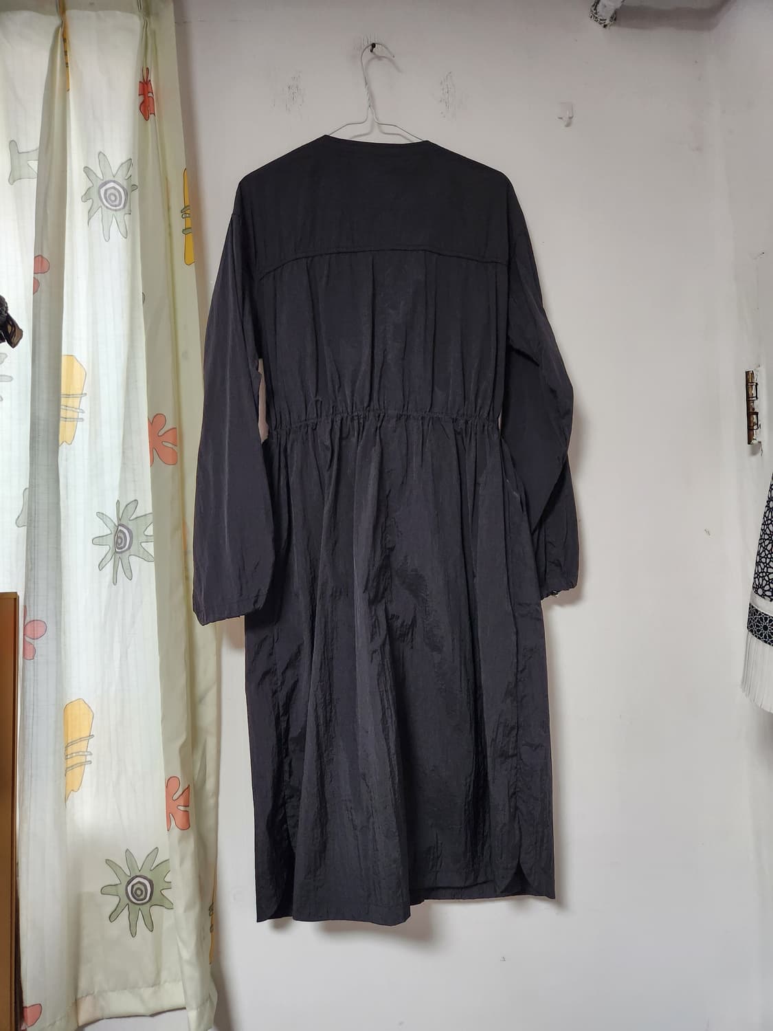 블랙  롱 바람막이. 간절기코트  F 상품이미지4