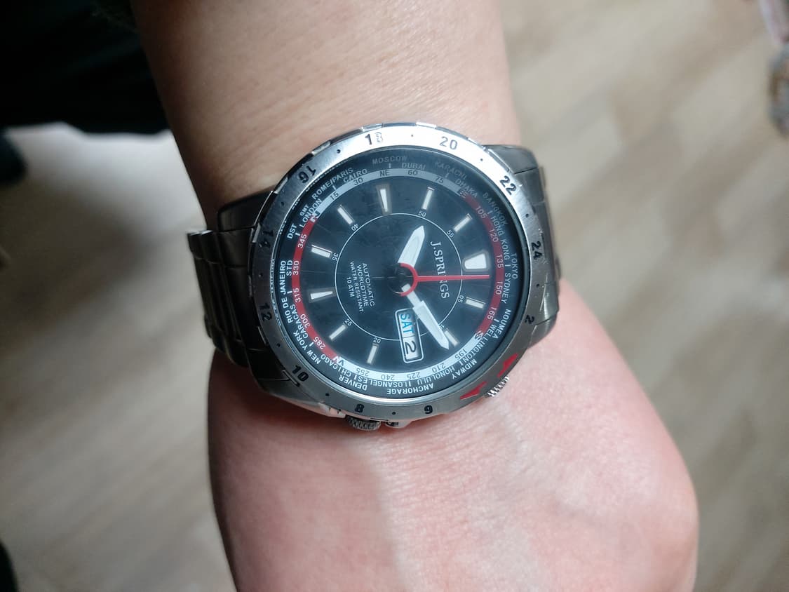 J.Springs 월드타임 오토매틱 남성 시계입니다. 오토매틱 시계라서  상품이미지4