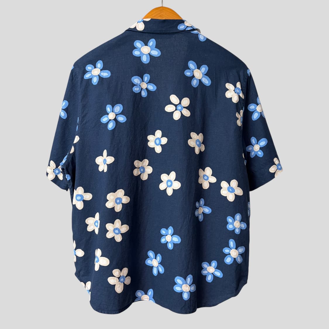 (여성XL)유니클로 마리메꼬 리넨 블렌드 오픈카라셔츠 상품이미지4