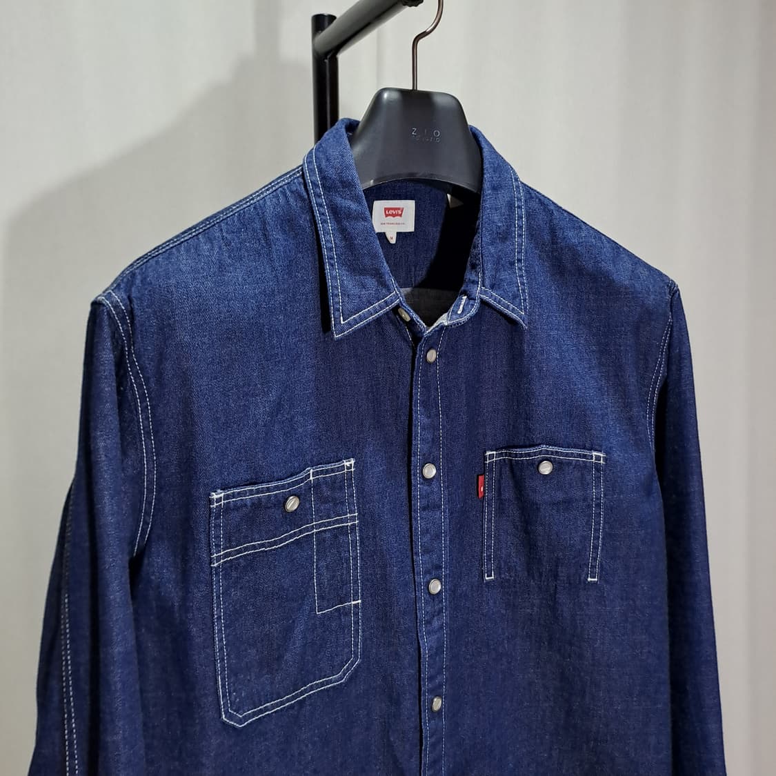(택포) 리바이스 딥블루 데님 셔츠 B242 상품이미지3