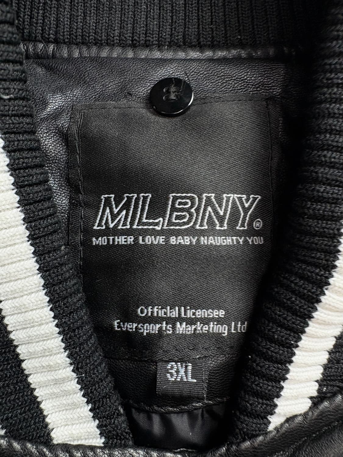 MLB 뉴욕 양키스 빅로고 레더 바시티 푸퍼 점퍼 3175  상품이미지3