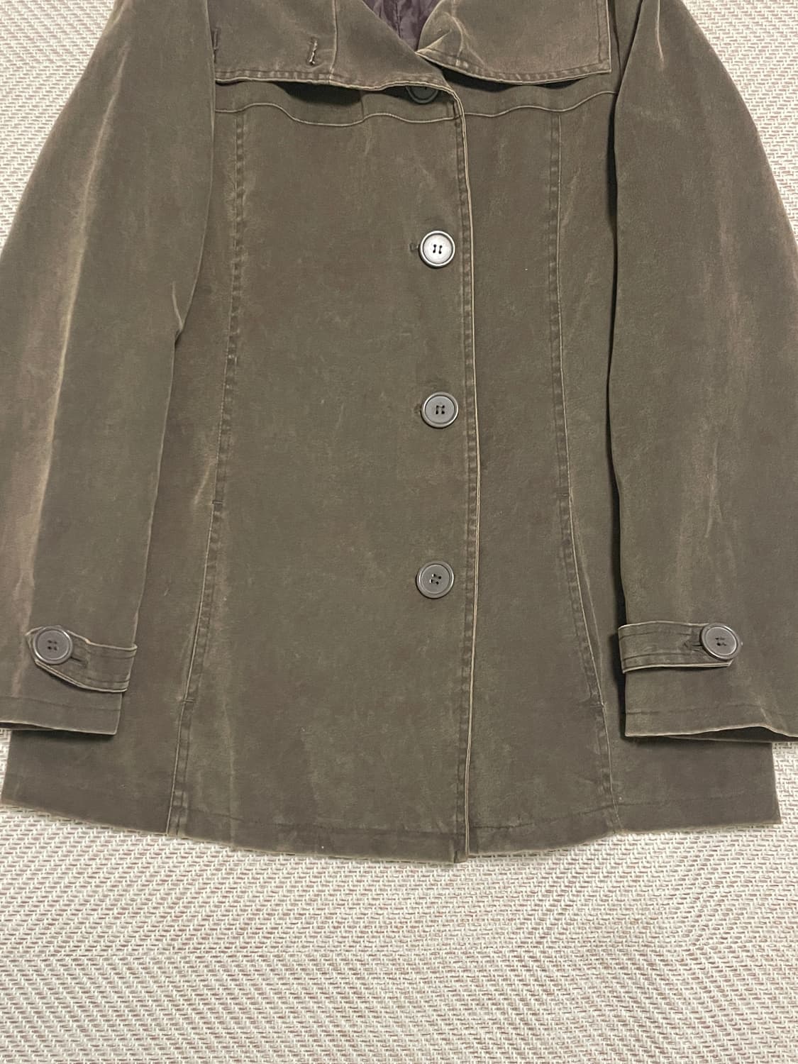 CHISOTTO 피치 워싱 코튼 더블브레스티드 자켓 J03275 상품이미지2