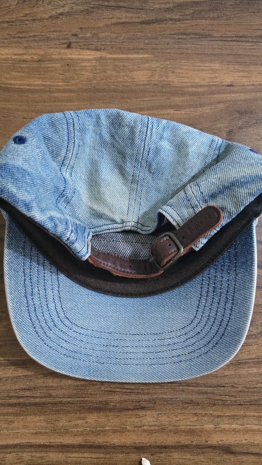 슈프림 24ss 워시드 치노 트윌 캠프캡 더티 인디고 상품이미지3