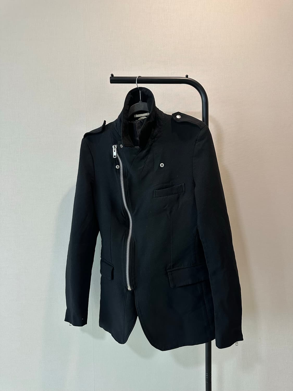 꼼데가르송 옴므 풀러스 2011 축융 폴리 라이더 디테일 블레이져 상품이미지1