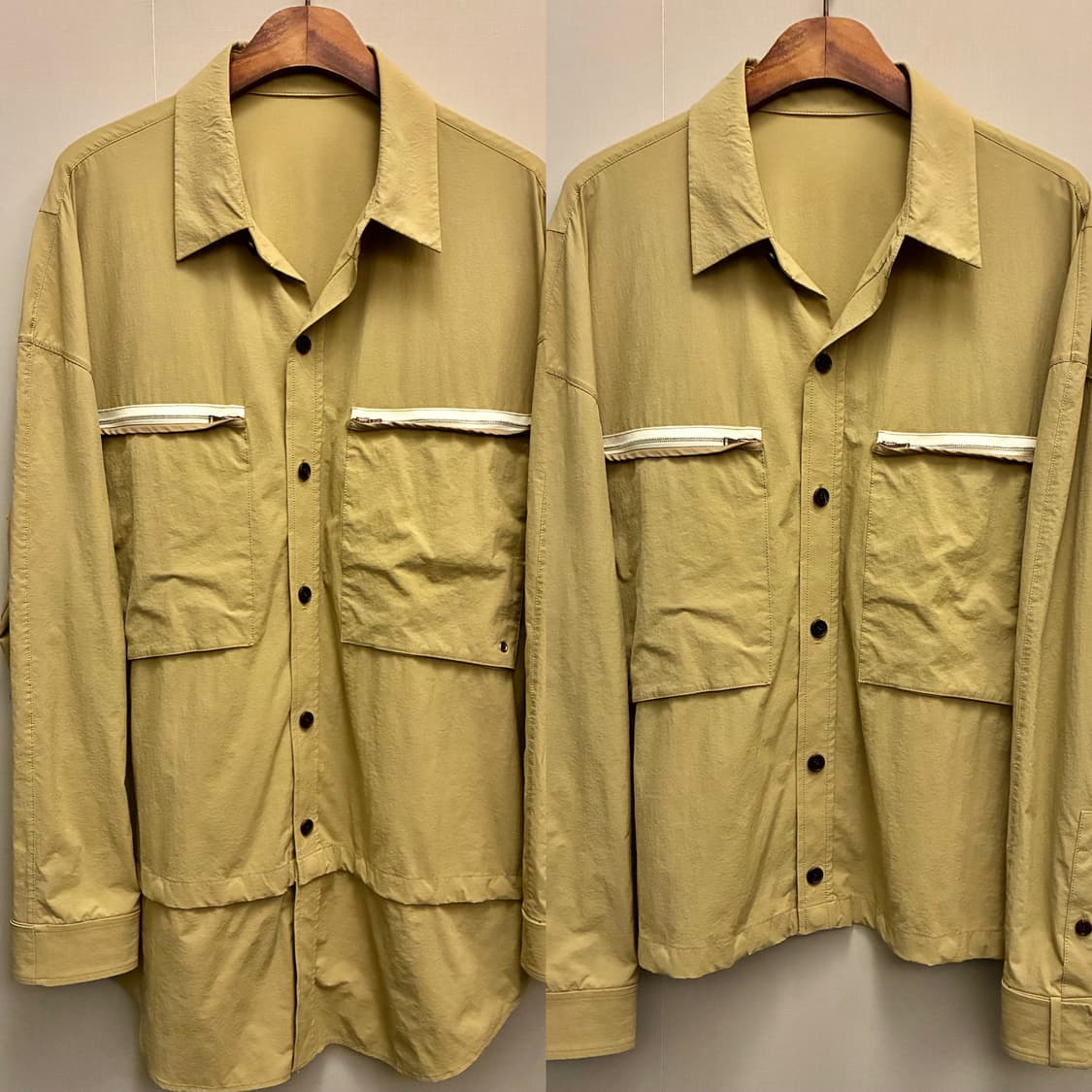 (L~XL)SYSTEM 시스템옴므 디테쳐블 오버 셔츠 자켓 상품이미지1