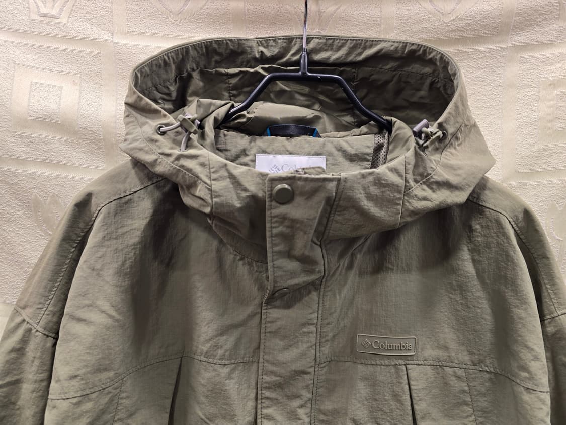 거의새거) 컬럼비아 후드 바람막이 올리브 55~66 상품이미지2