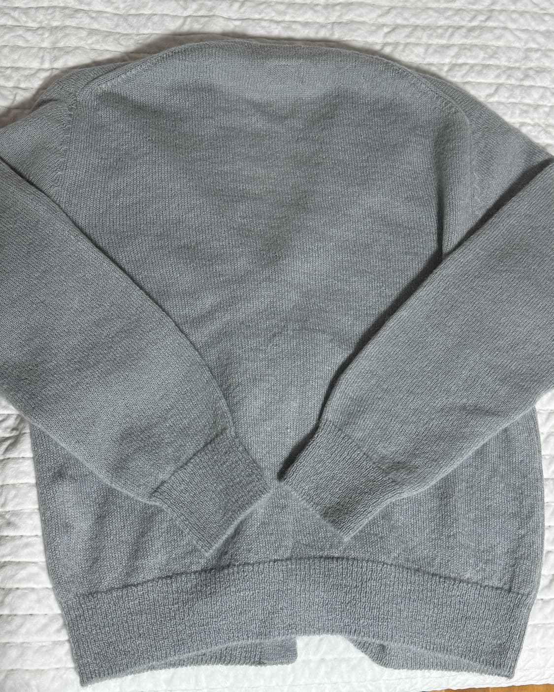 헤리티지 폴로스 모헤어 가디건 실버그레이 (L 사이즈) 상품이미지5