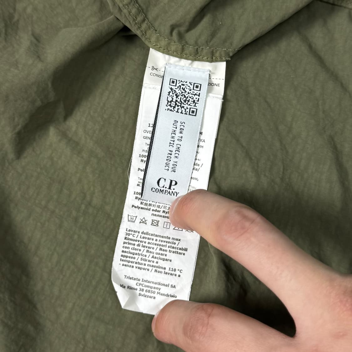 (S) 22ss C.P. company 플랫 나일론 믹스드 오버셔츠 상품이미지8