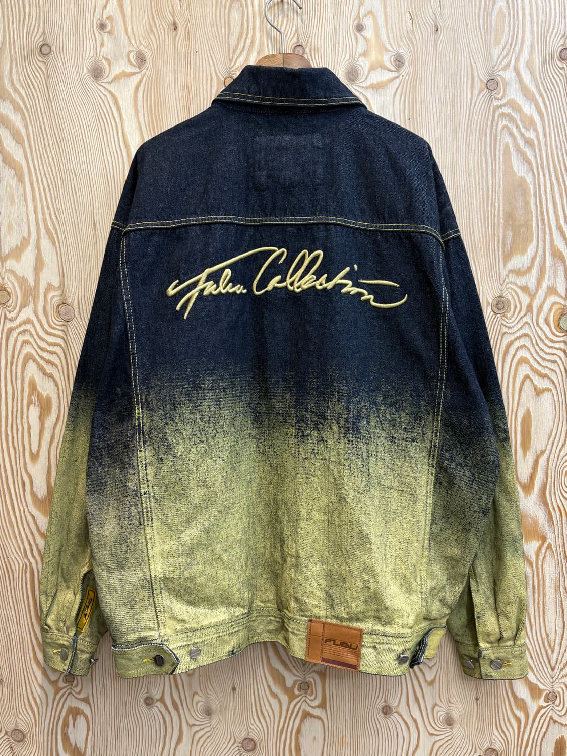 후부 프린팅 코팅 데님자켓 상품이미지2