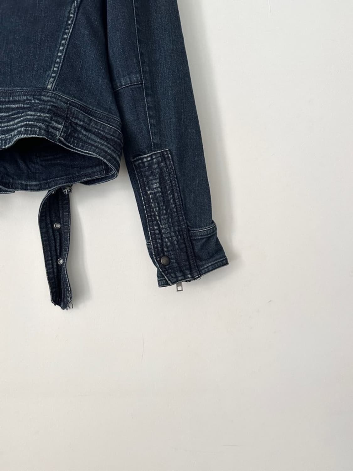 Raw y2k denim jacket / indigo blue 상품이미지2