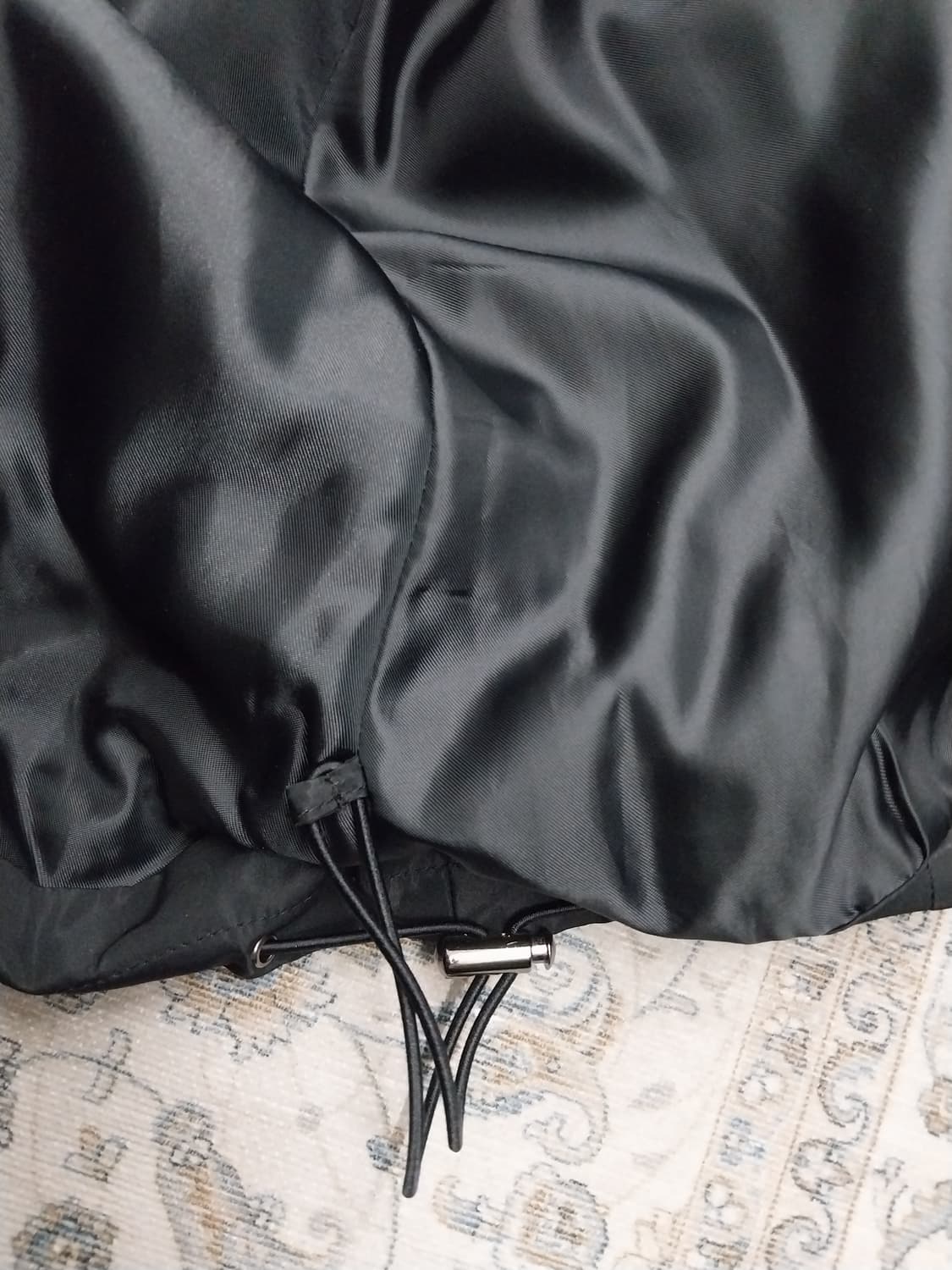 IZZAT BABA 블랙 여성 경량 트렌치코트(55반-66까지) 상품이미지4