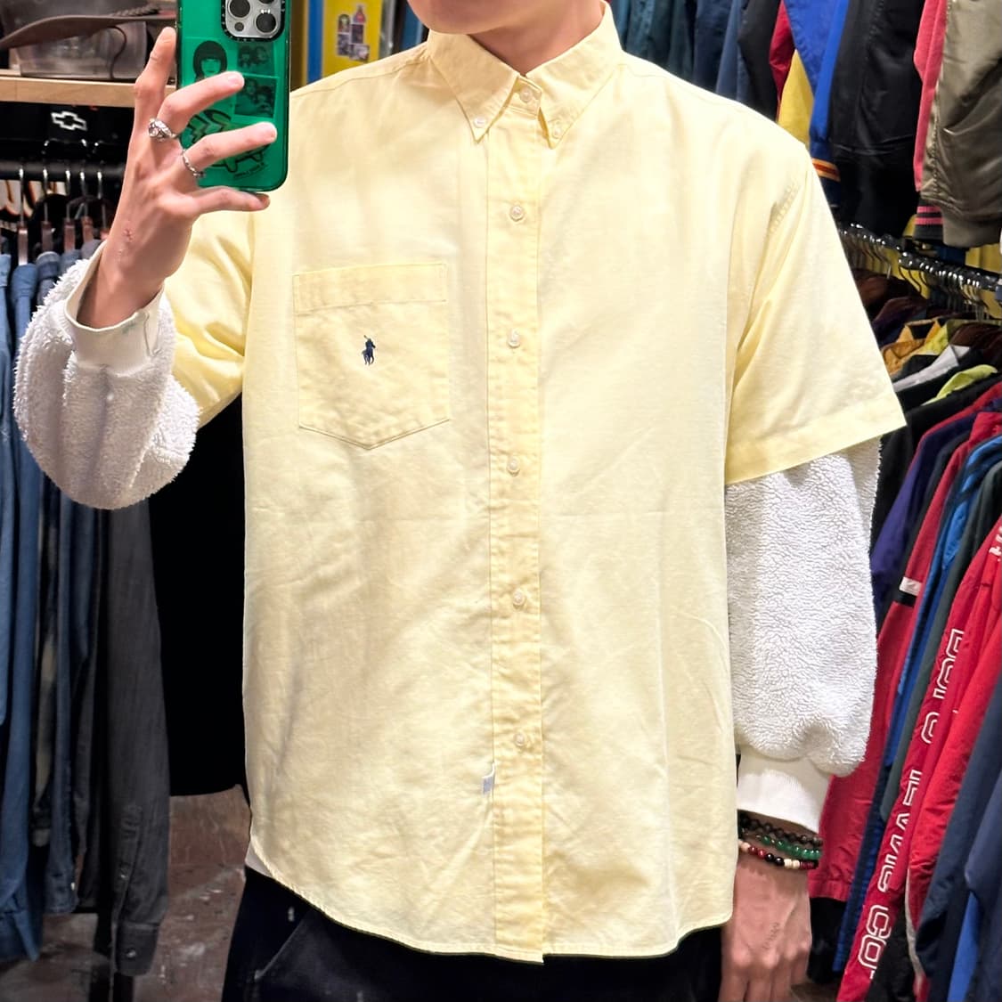 [HI] 폴로 랄프로렌 반팔셔츠 옐로우 상품이미지2