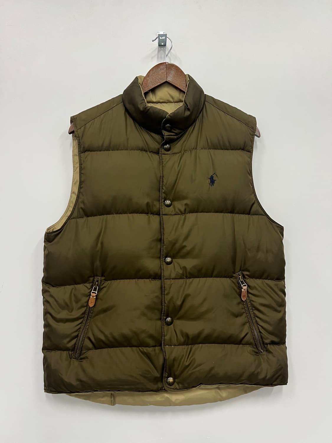 폴로 리버시블 양면 패딩 조끼 상품이미지5