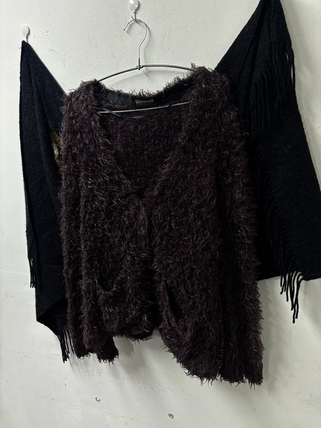 “Vintage” Y2K Grunge Fur Cardigan 상품이미지5