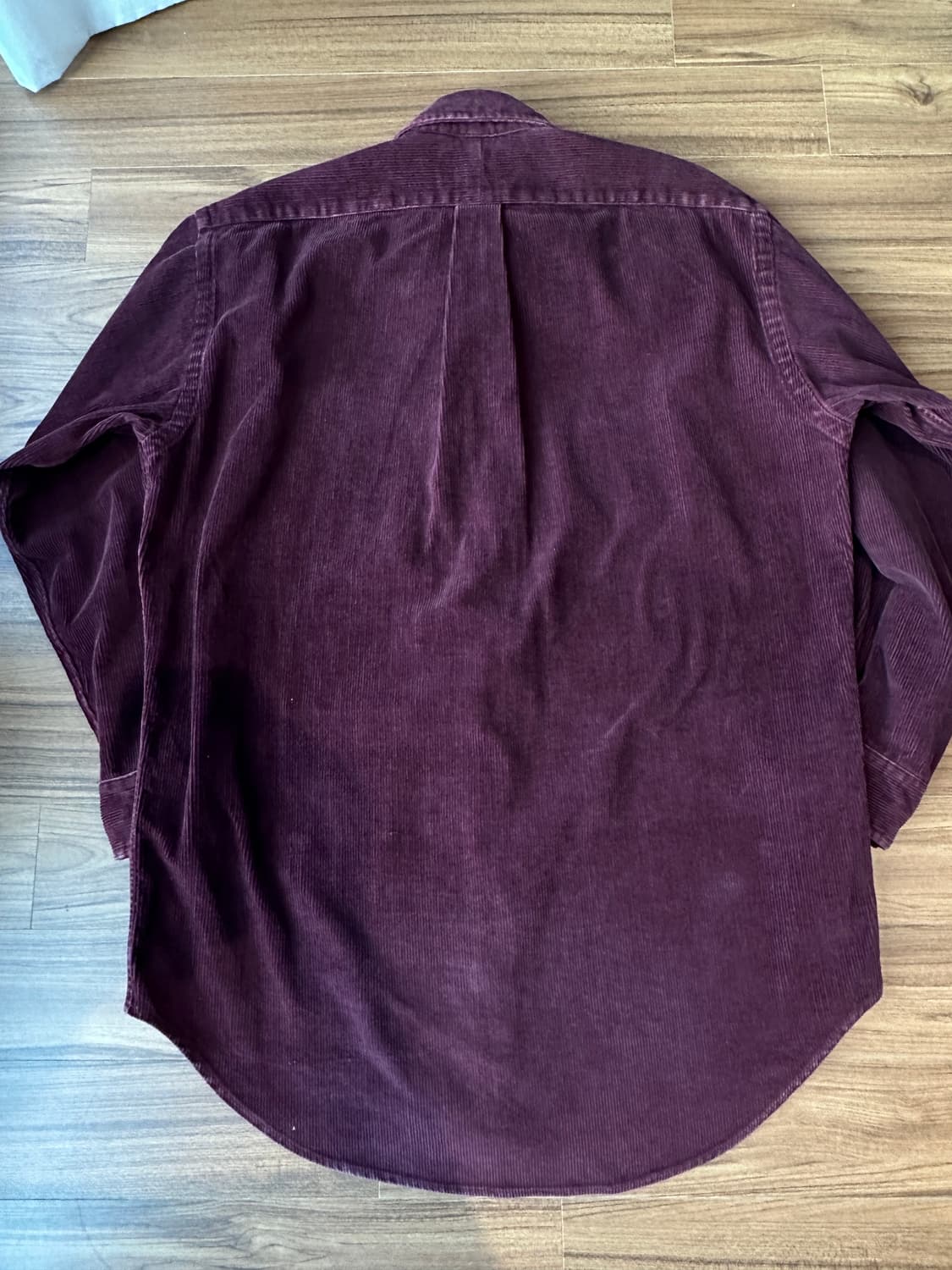 폴로 랄프로렌 90s 헤비 코듀로이 블레어 셔츠/버건디 S 상품이미지9