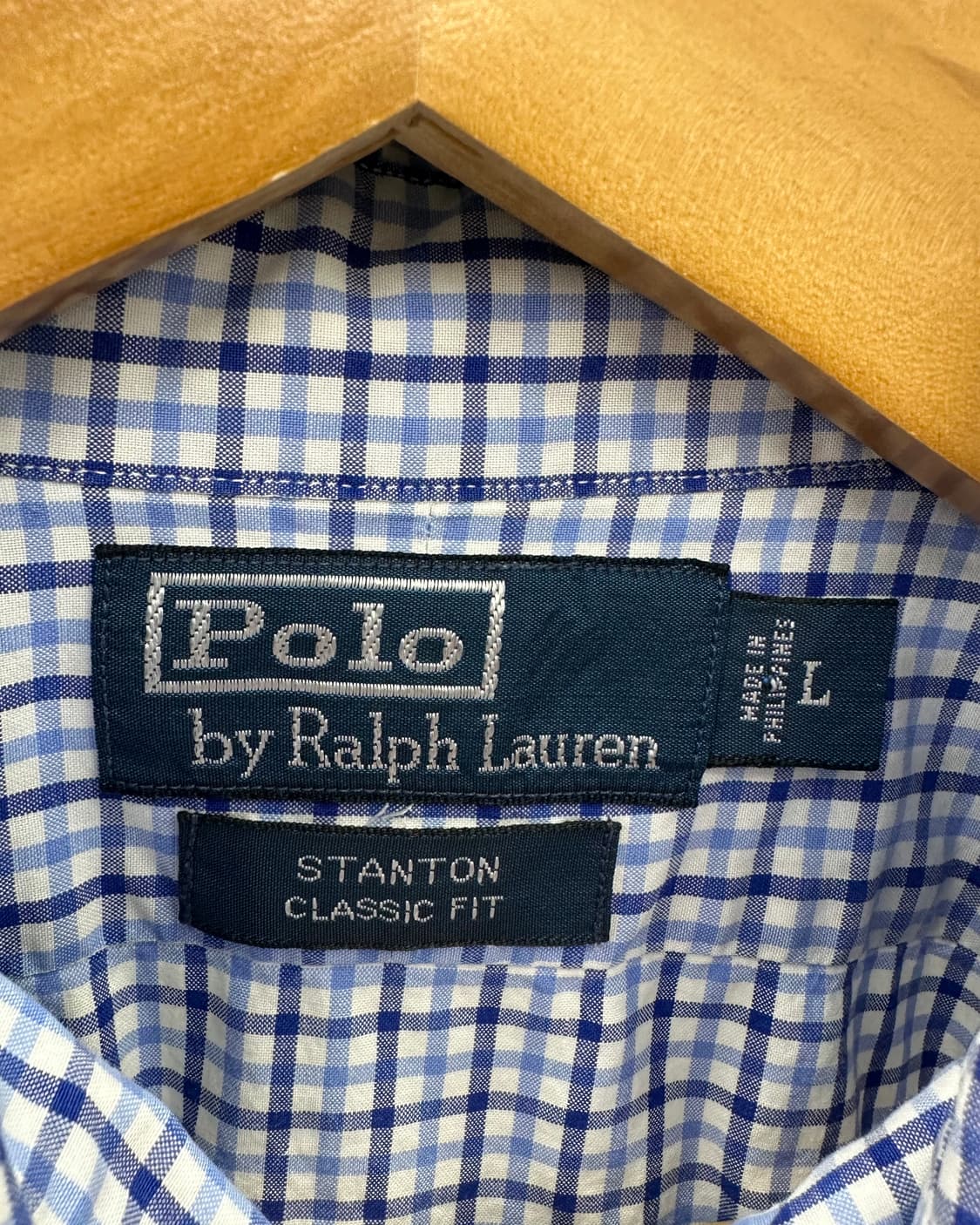 (L)폴로 체크 셔츠-M1968 상품이미지4