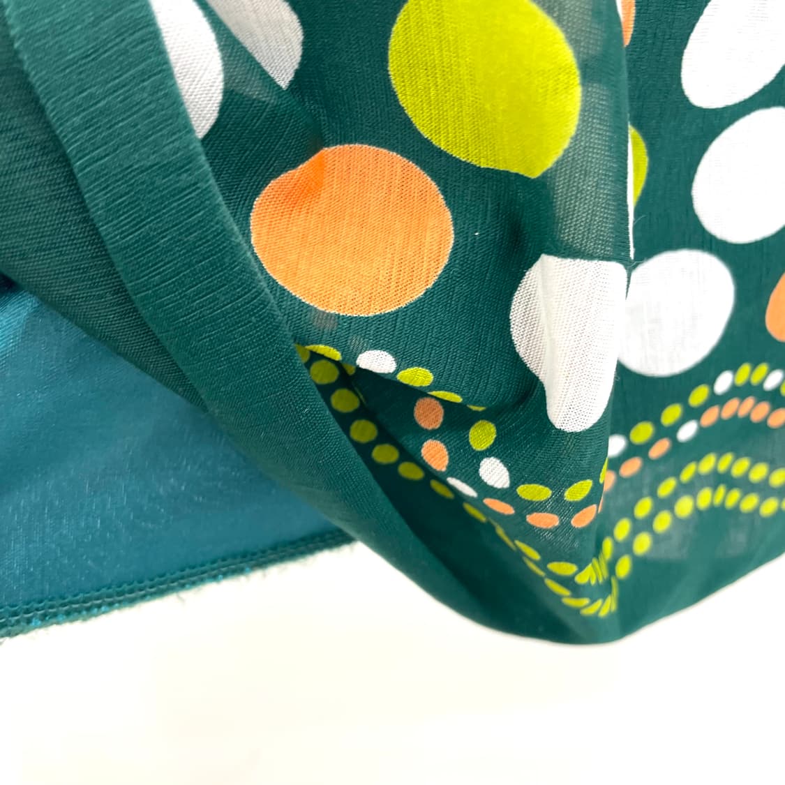 green mustard polka dot shift dress 상품이미지4
