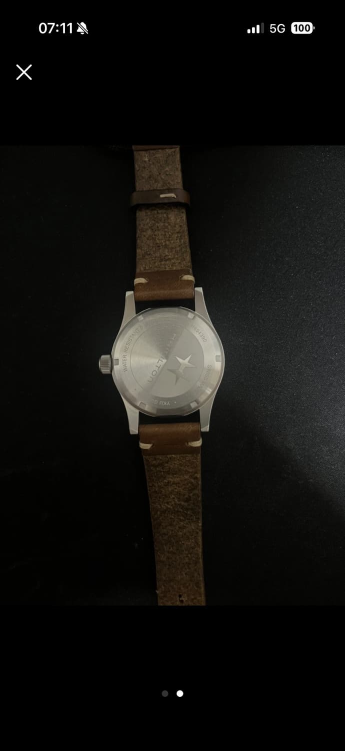 해밀턴 카키필드 메카니컬 38mm 상품이미지2