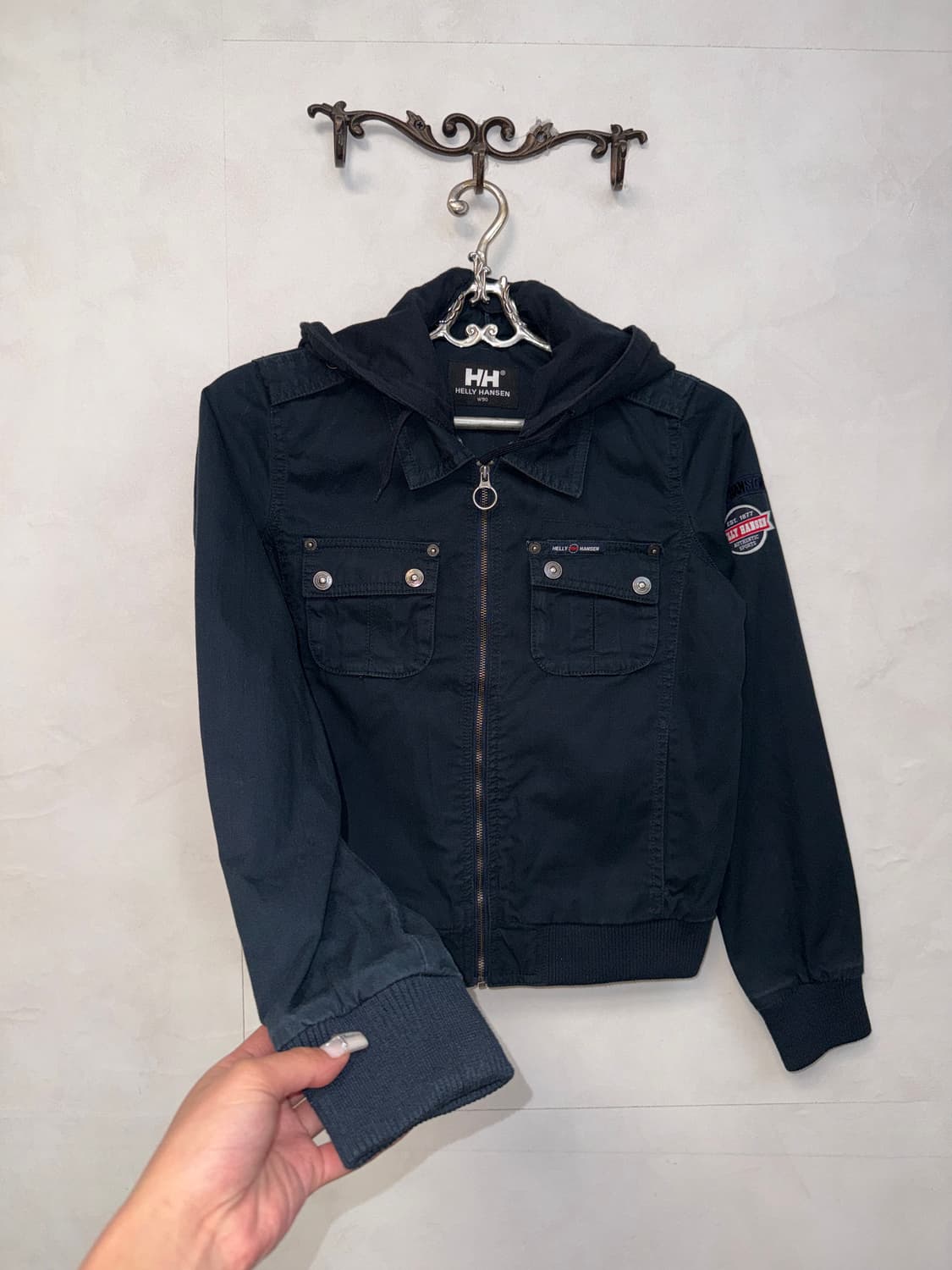 Helly Hansen dark navy hood jacket 상품이미지2