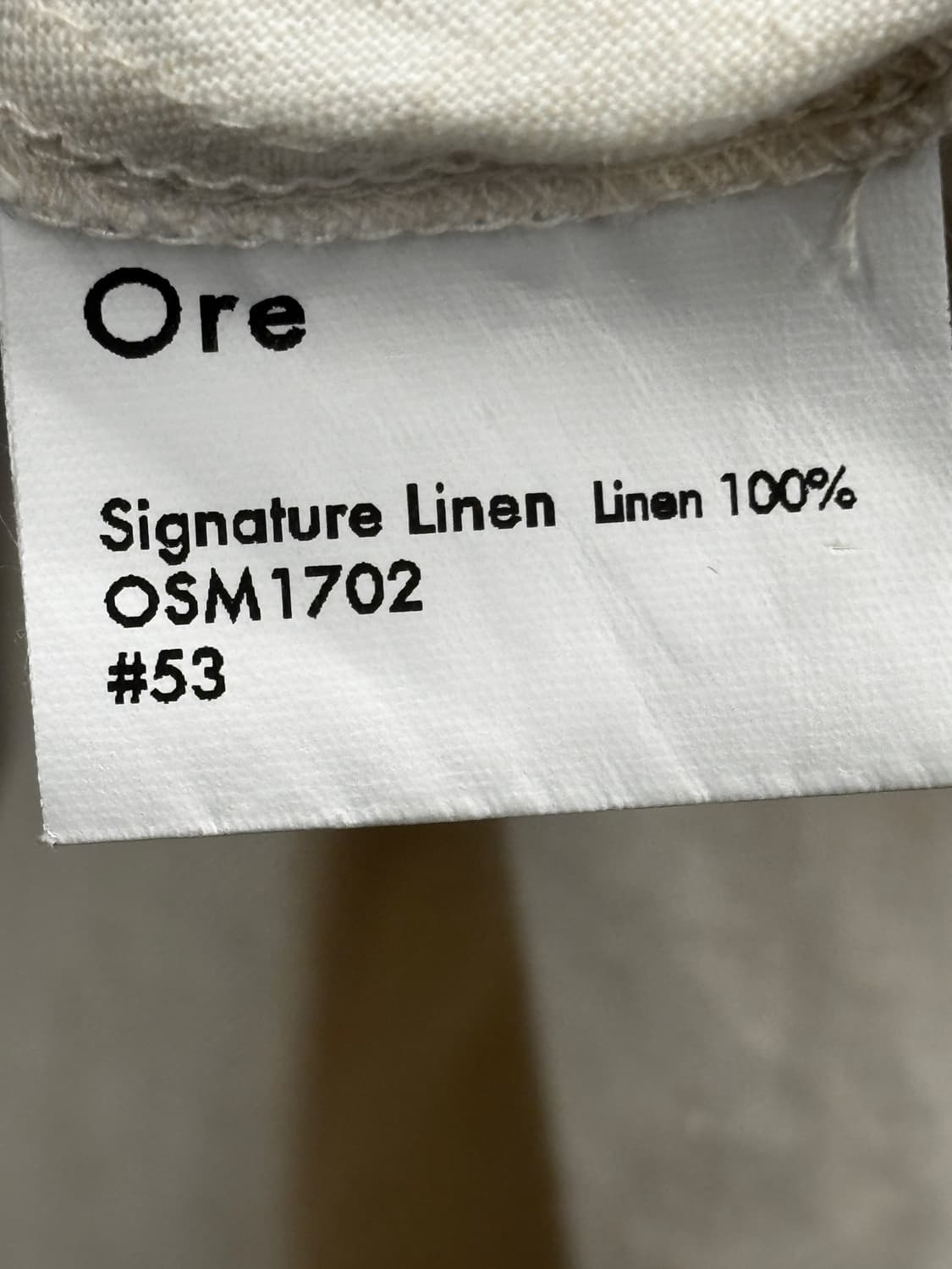 Ore 린넨 랩 스커트 아이보리 상품이미지5