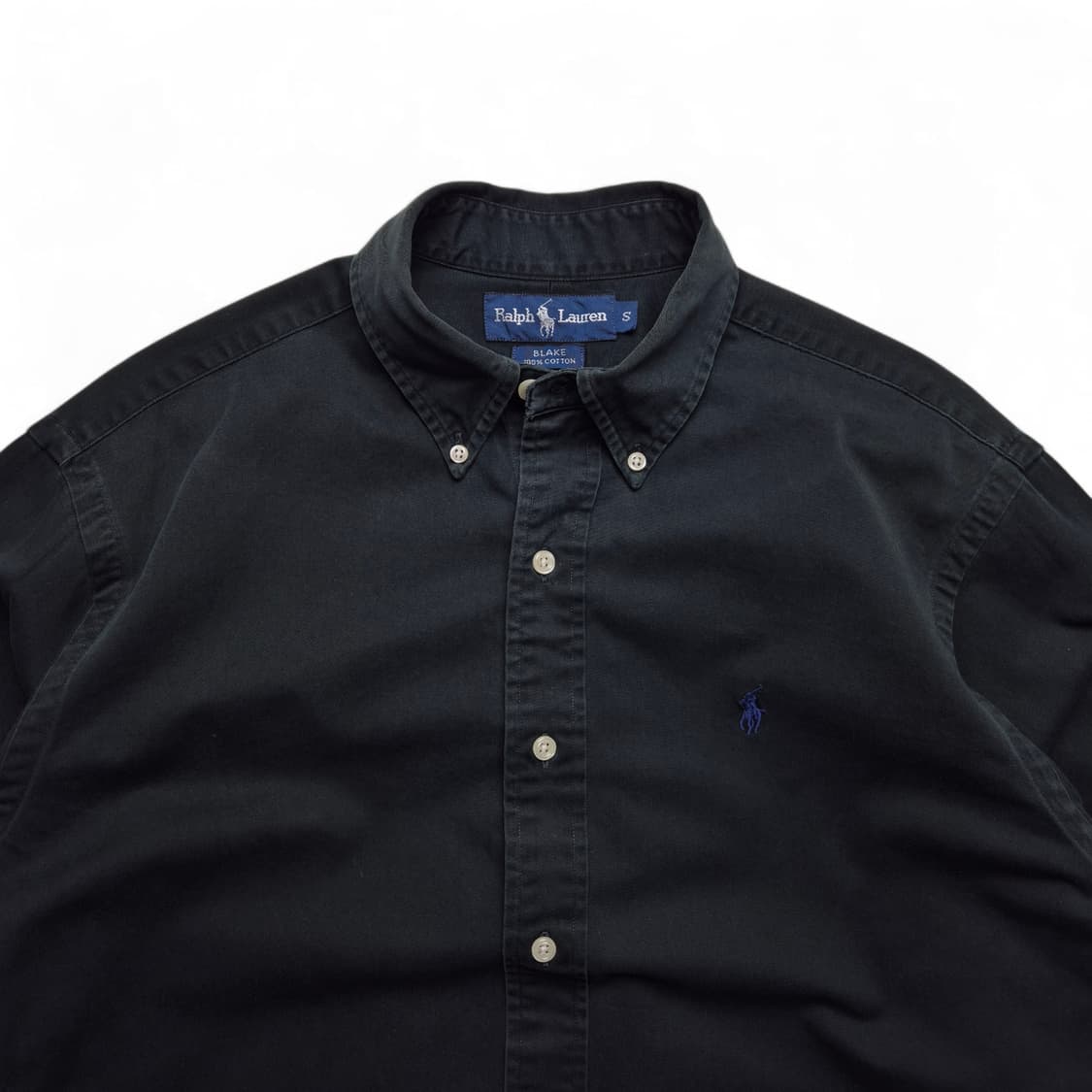 [S] 폴로 랄프로렌 옥스포드 셔츠 블랙 상품이미지3