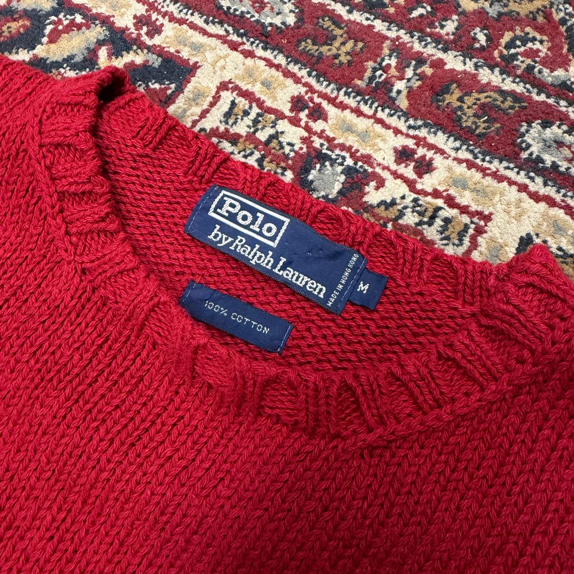 90s 폴로 랄프로렌 코튼 니트 [ 100-105 ] 상품이미지4