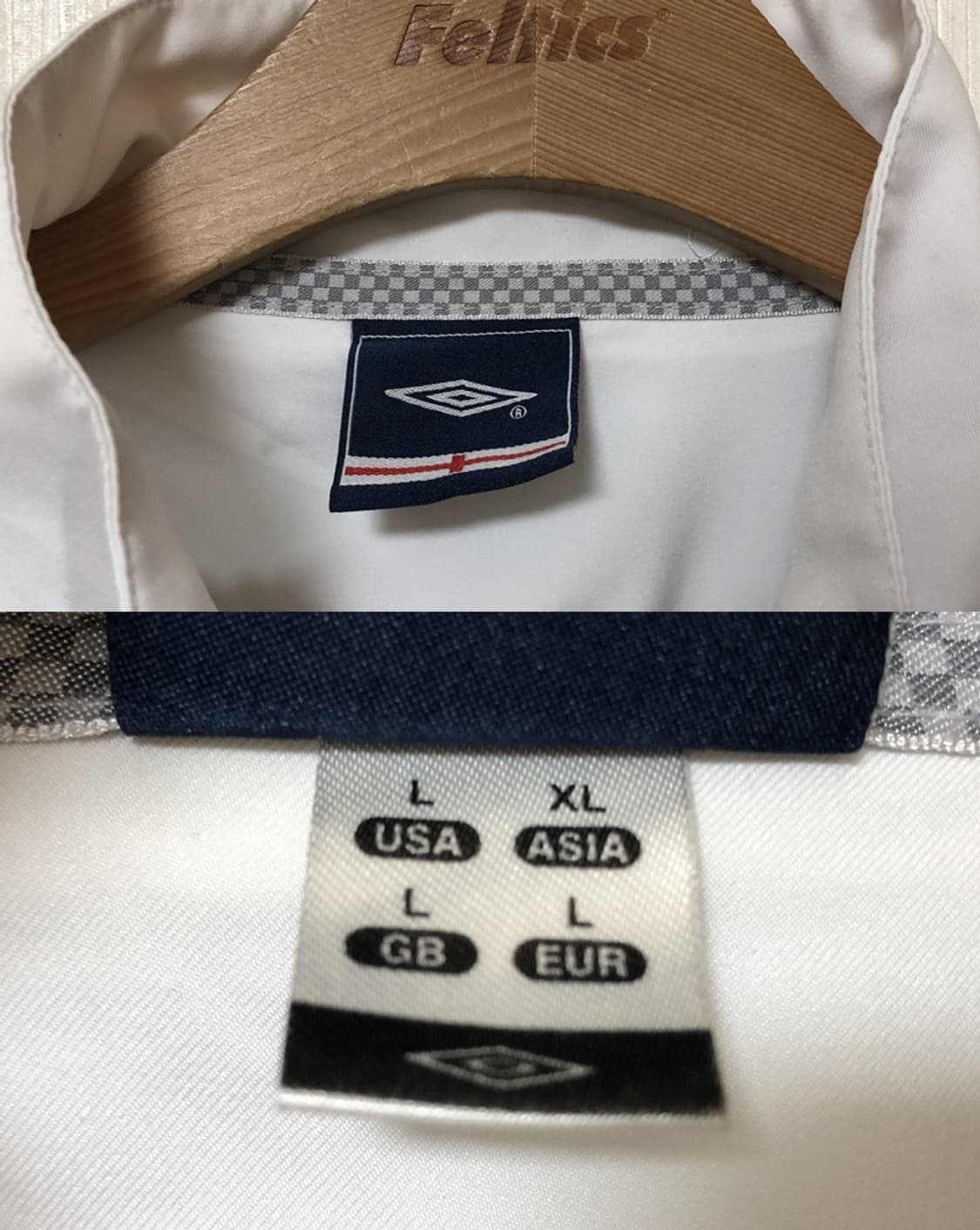 엄브로 06-08 잉글랜드축구국대 우븐트레이닝자켓 L(해외) 상품이미지5