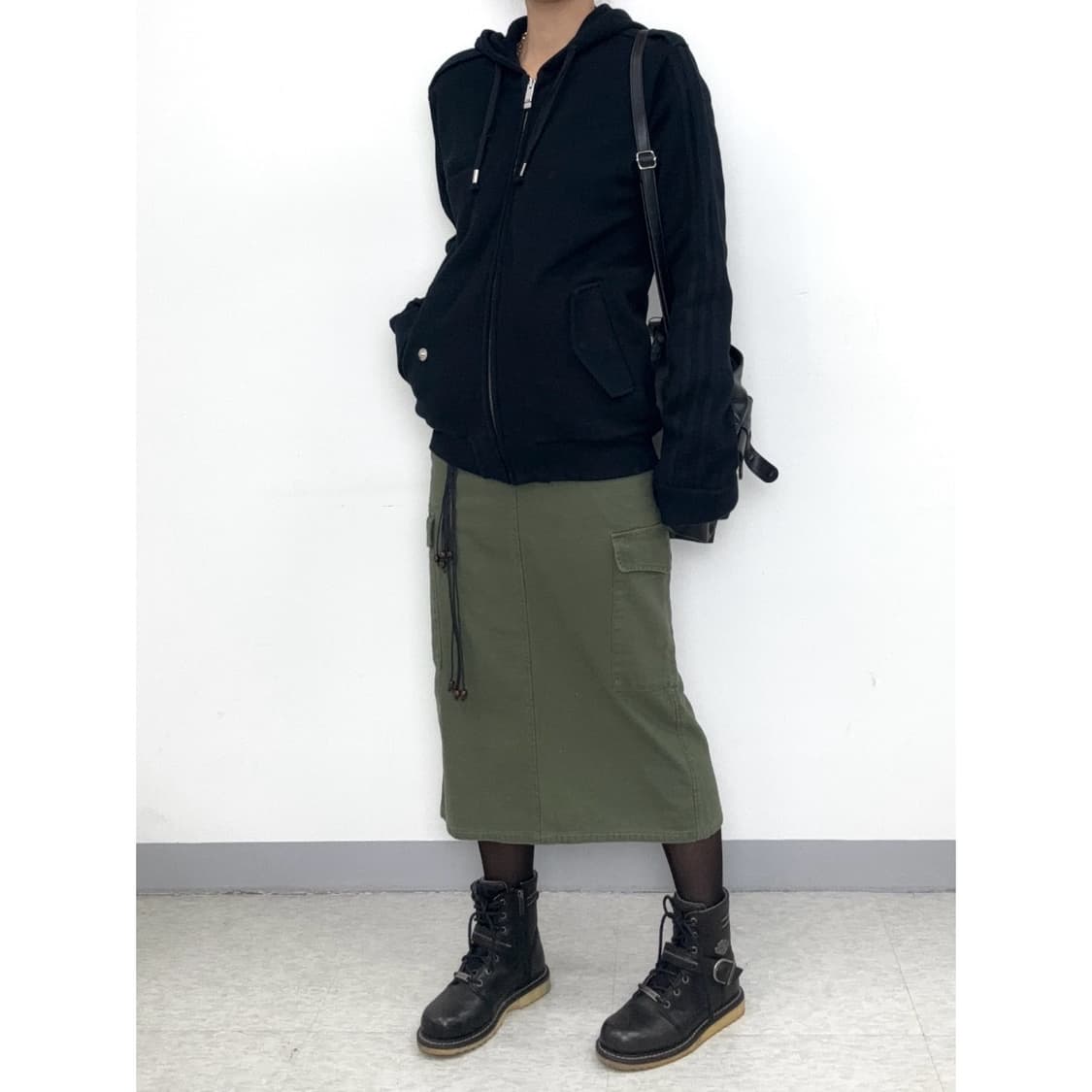 빈티지 아디다스 블랙 후드집업 상품이미지2