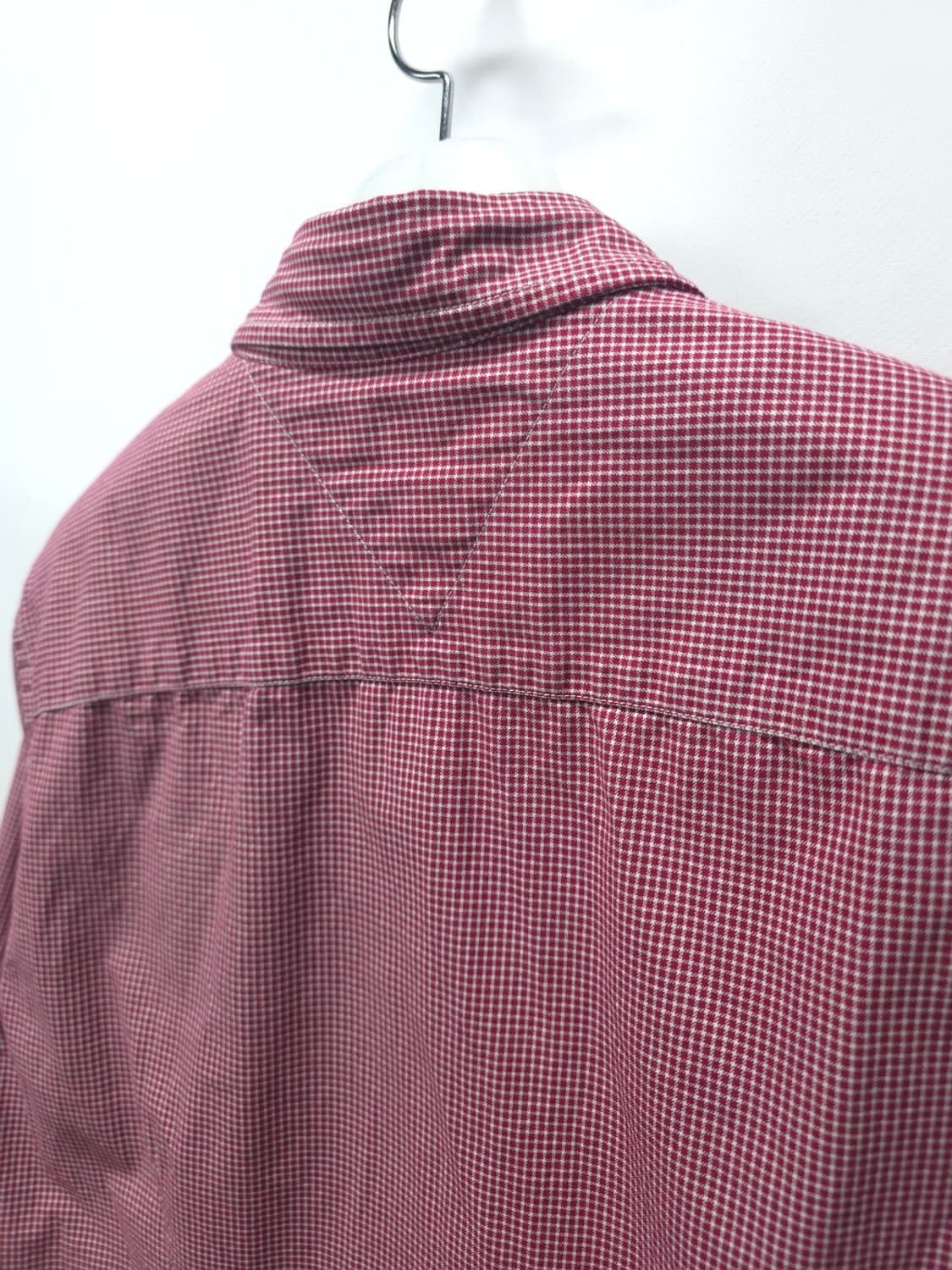 ​타미힐피거 여성 레드 체크 긴팔 셔츠 (슬림핏 S) 상품이미지7