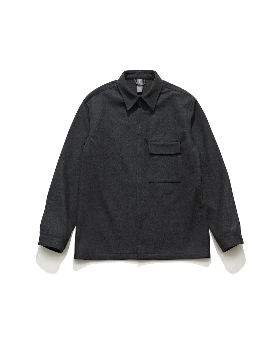 Unaffected Zip-up Shirt Charcoal 상품이미지1