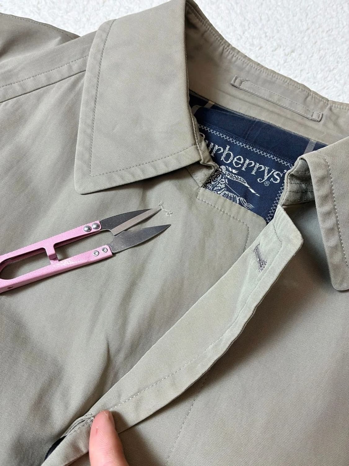 버버리 90's 싱글 시그니처 트렌치 코트 PN7541 상품이미지4