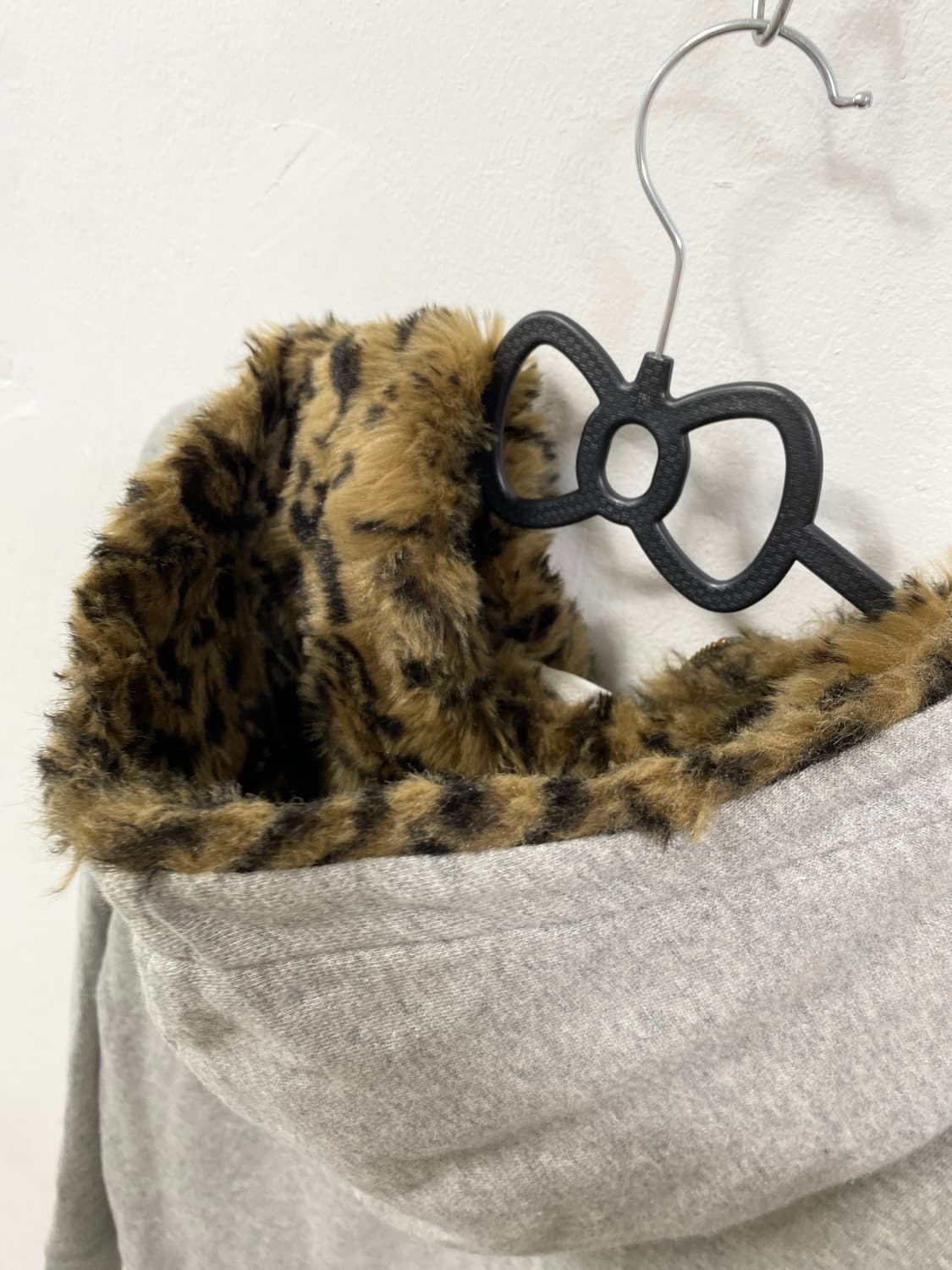 [LEPSIM] 갸루 레오파드 호피 퍼 후드집업 상품이미지8