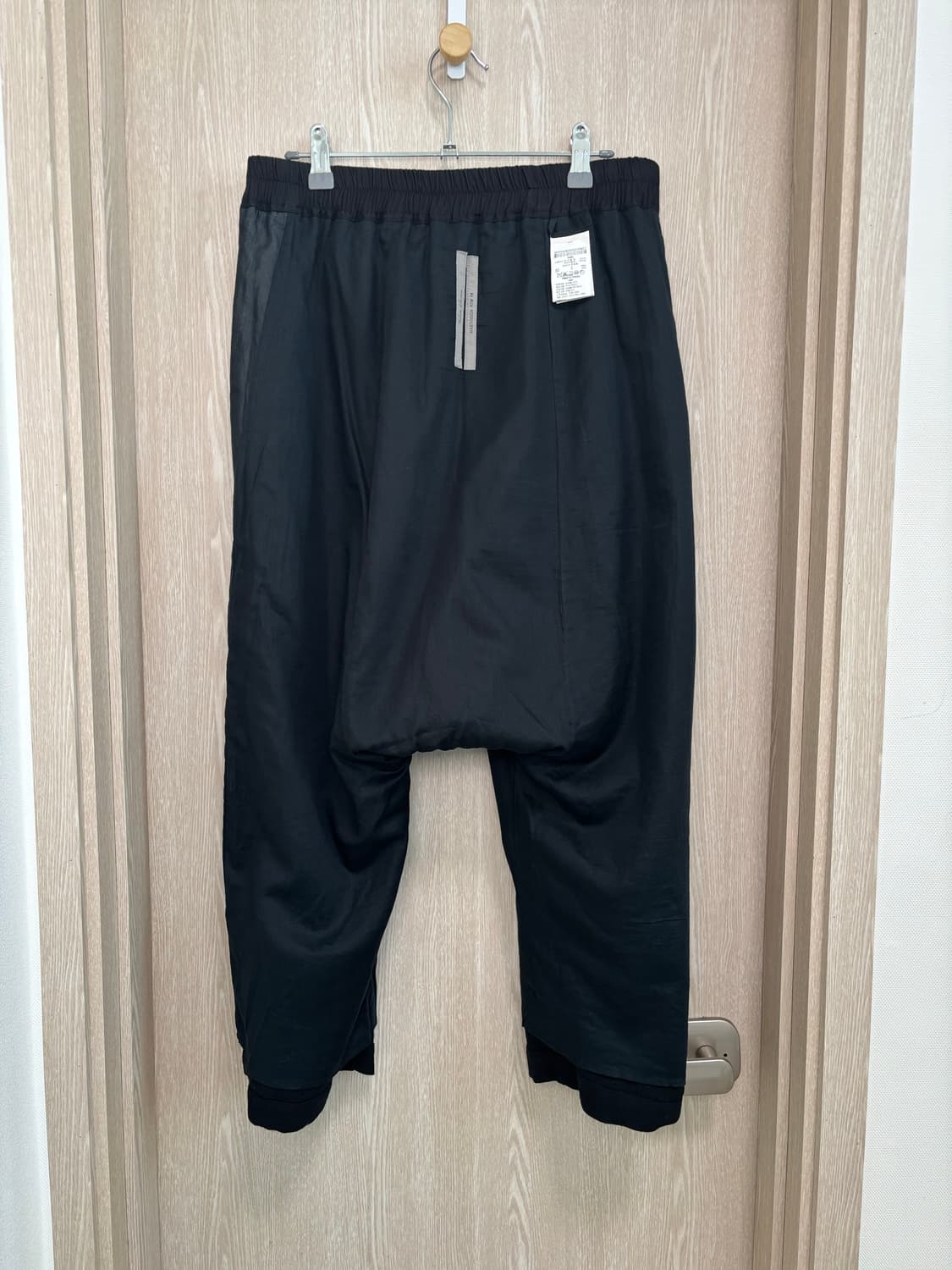 릭오웬스 마스토돈 울 배기팬츠46/블랙 상품이미지4