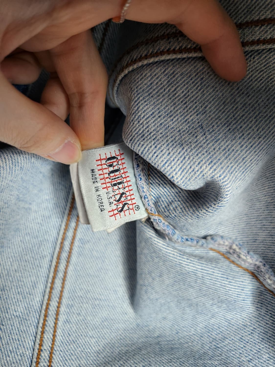 게스 데님 트러커 자켓 상품이미지4