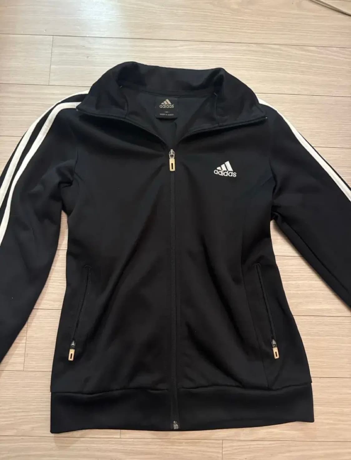 아이다스 블랙 져지 트랙탑  상품이미지1