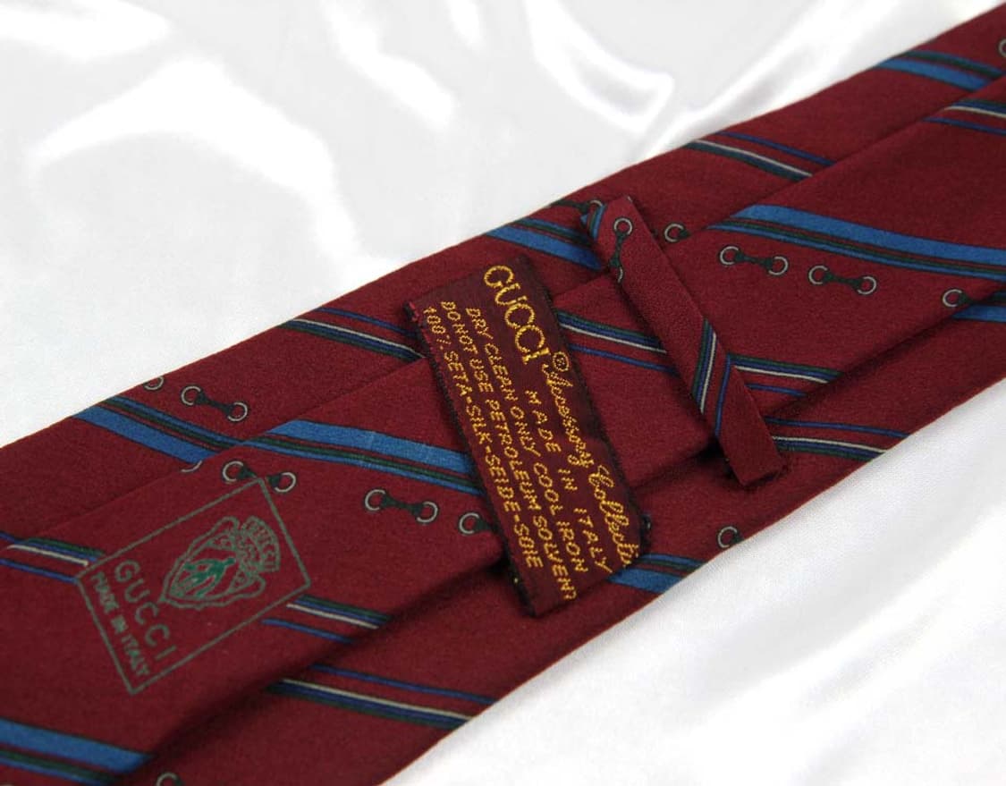 구찌 8.2cm 빈티지 B+등급 남자 명품 넥타이 상품이미지3