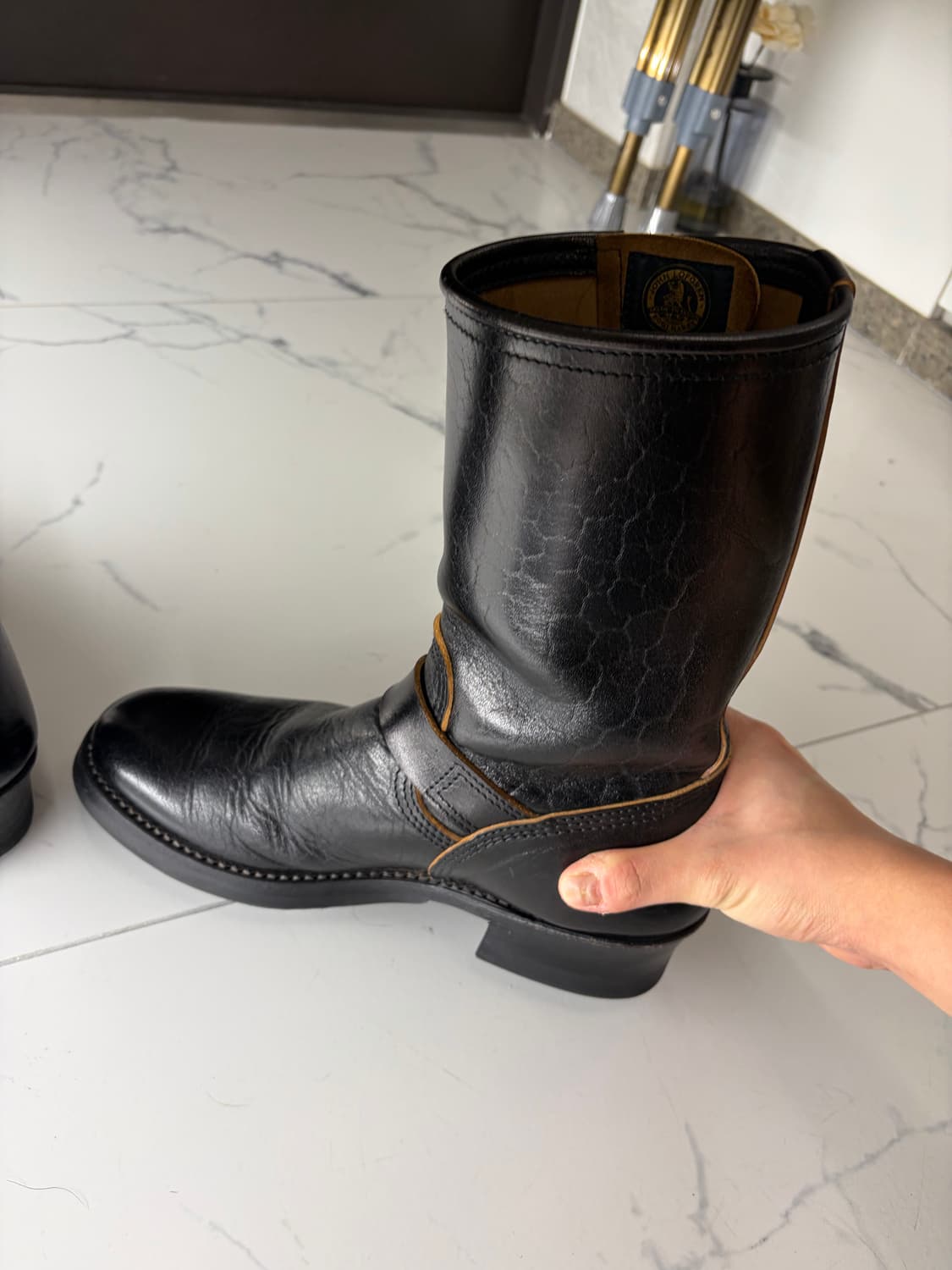 [9D, 270] 존 로프그렌 신키 히카쿠 호스벗 와바쉬 엔지니어 부츠 상품이미지7