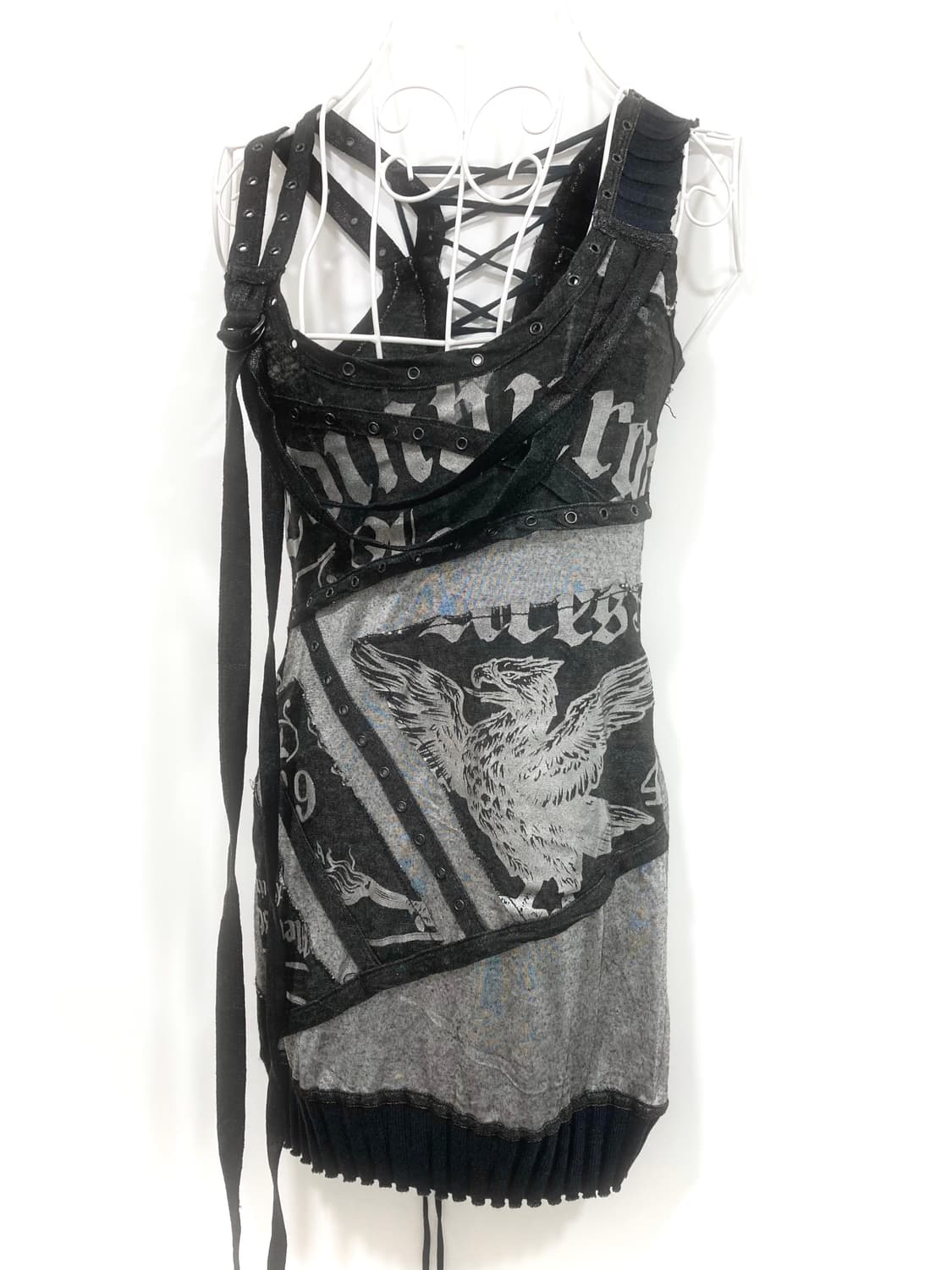 Salvage race-up sleeveless 상품이미지1