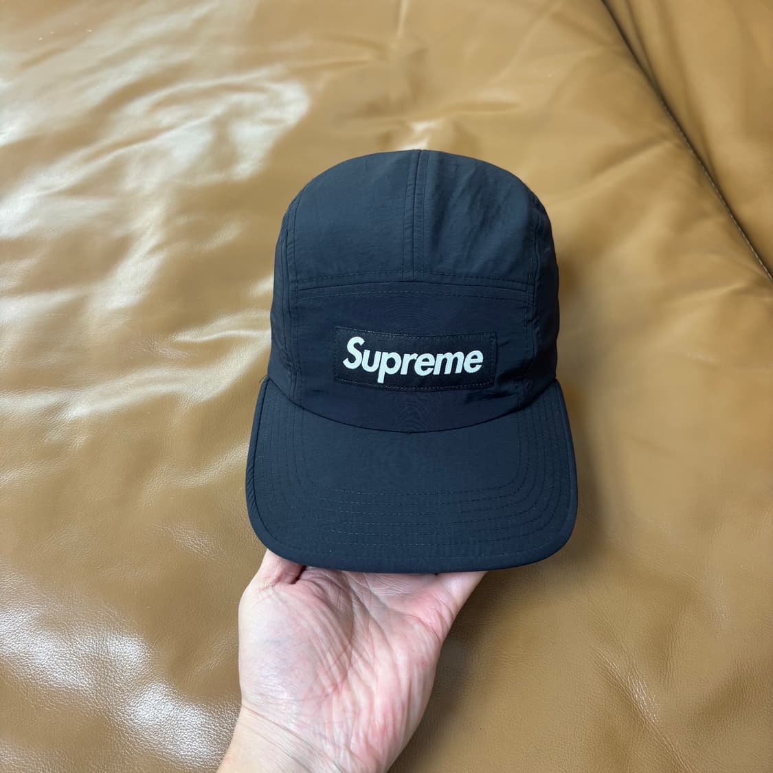 Supreme 슈프림 트레일 블랙 캠프캡 모자 (Trail Black) 상품이미지2