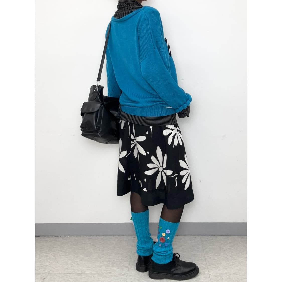 빈티지 블랙 오리엔탈 스커트 상품이미지2