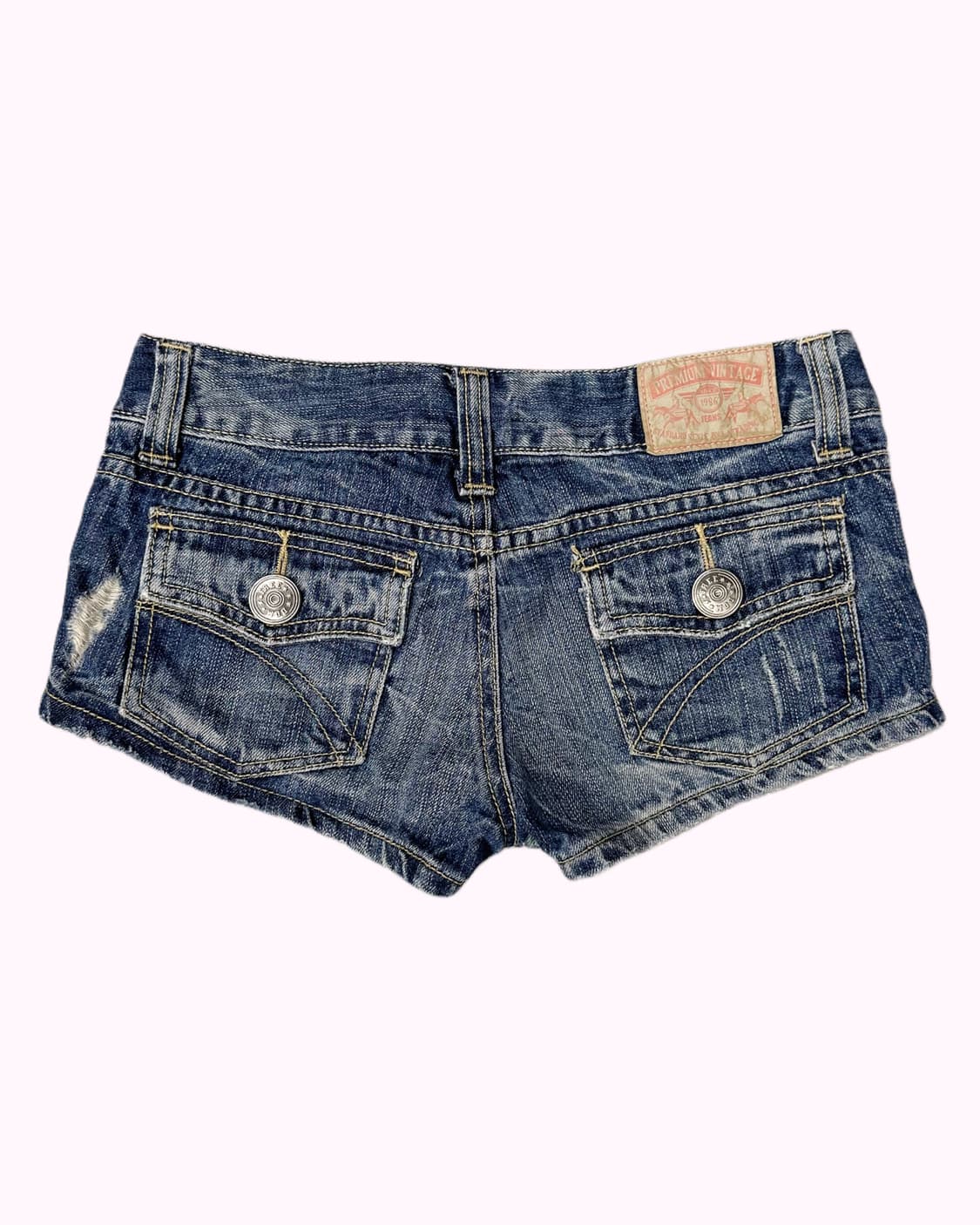 damage low-rise denim hotpants 상품이미지4