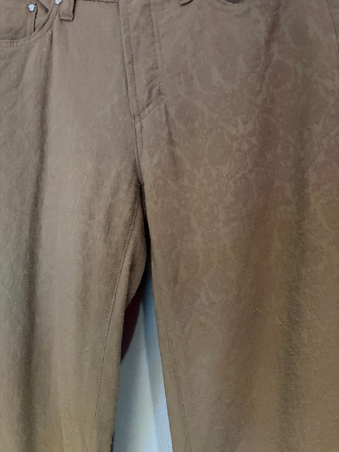 베르사체 브라운 빈티지 팬츠 상품이미지5
