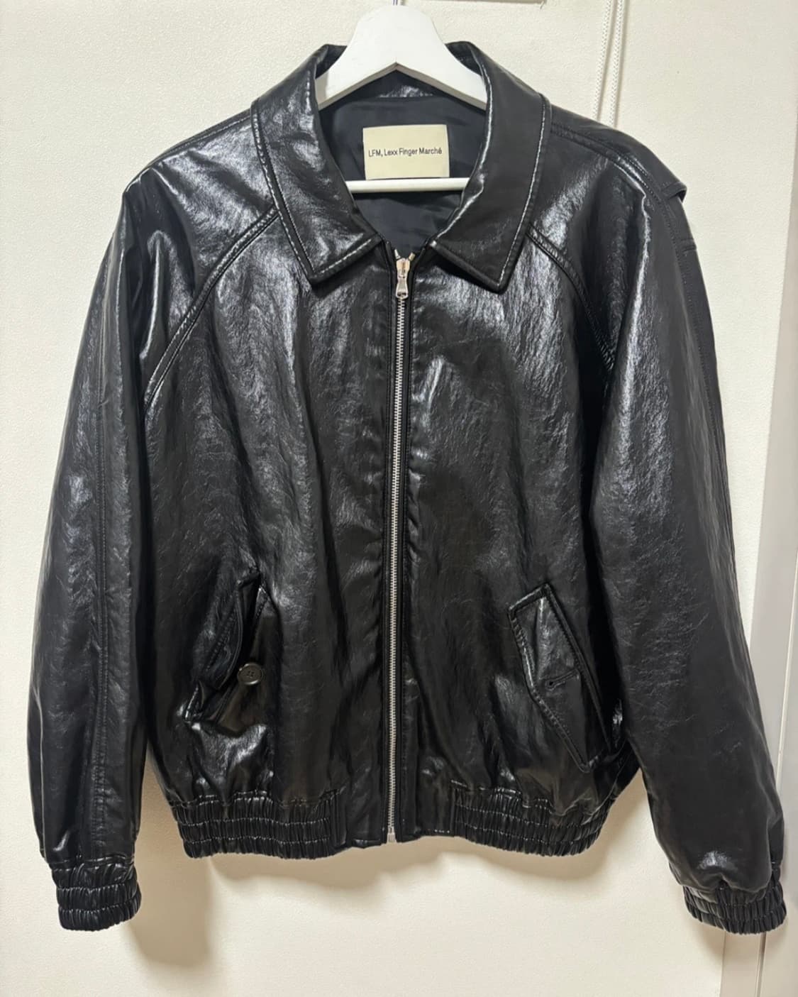 LFM 페이크 레더 자켓 상품이미지4