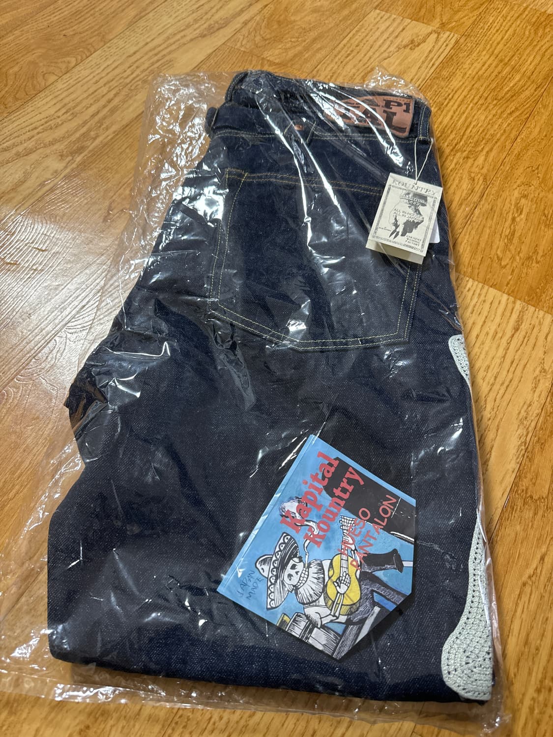 캐피탈 본 팬츠 진청 kaptial bone denim 상품이미지1